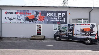 Baumeister Brinkmann Putzmeister Maszyny tynkarskie oraz pompy do betonu i anhydrytu